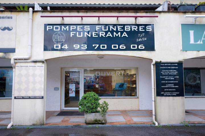 Accueil pompes funèbres Mouans-Sartoux